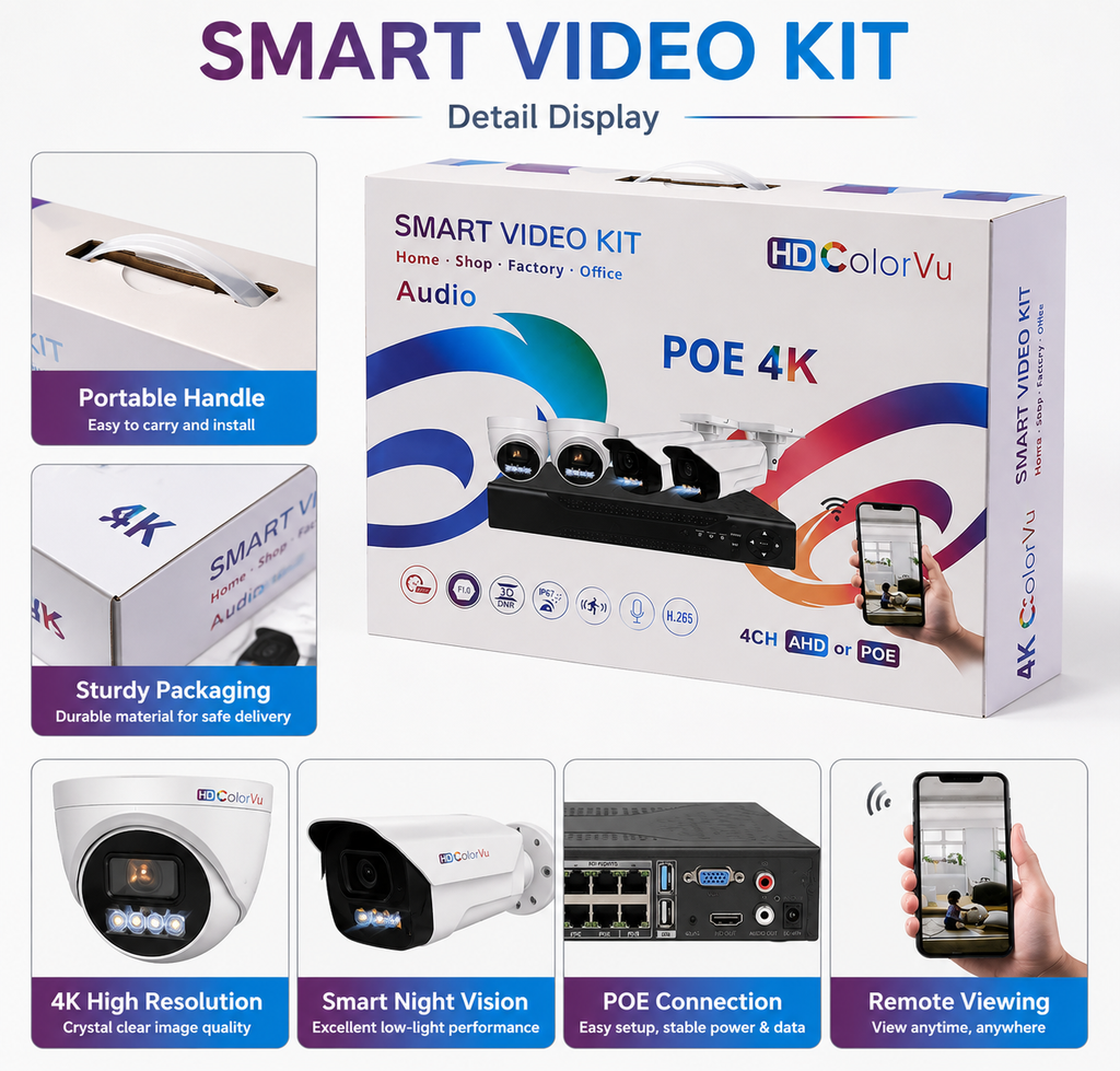 INTELLIGENS PTZ KÉSZLET   VIDEÓMEGFIGYELŐ BIZTONSÁGI RENDSZER  TM-5104