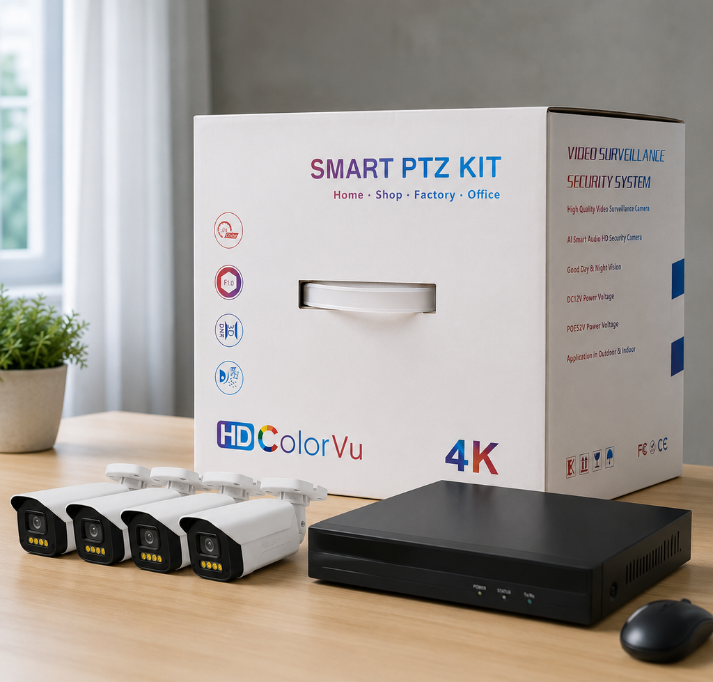 INTELLIGENS PTZ KÉSZLET   VIDEÓMEGFIGYELŐ BIZTONSÁGI RENDSZER  TM-204