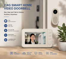 Kép betöltése a Galéria nézőbe, 2.4 G SMART HOME DOORBELL TM-115