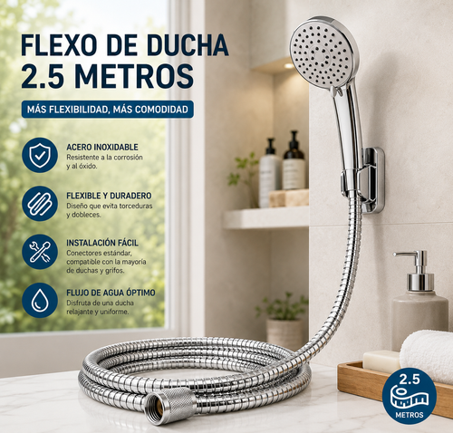 ZUHANYTCSŐ  2.5M  CDZ95016