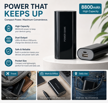 Kép betöltése a Galéria nézőbe, POWER BANK  PB8800