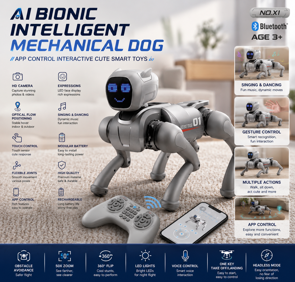 ai bionic intelligens mechanikus kutya  AI DOG