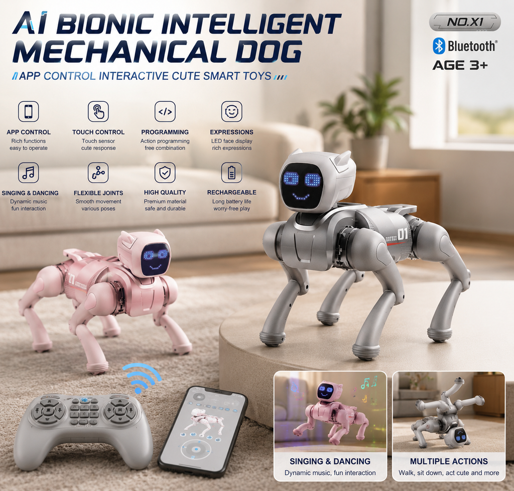 ai bionic intelligens mechanikus kutya  AI DOG
