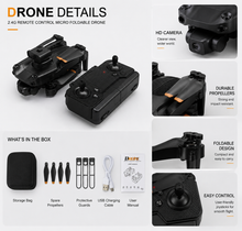 Load image into Gallery viewer, Drone 2.4G TÁVIRÁNYÍTÓ MIKRO ÖSSZEHAJTHATÓ DRONE  G5 MAX