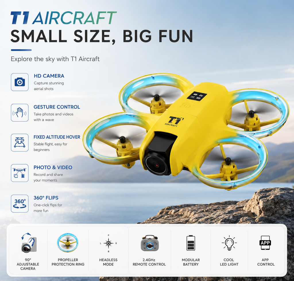 MINI DRONE REPÜLŐGÉP T1  T1